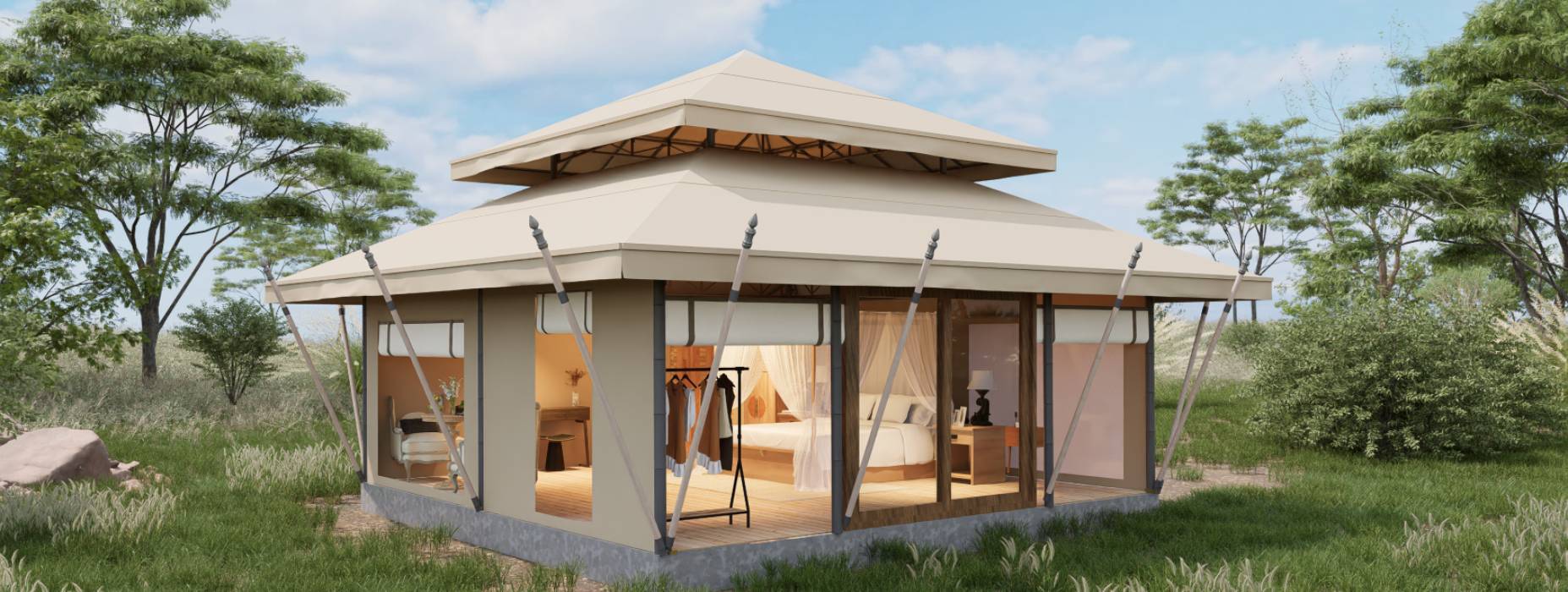 黄陂区户外野奢帐篷